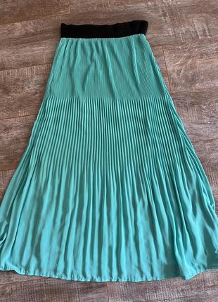 Спідниця максі пліссе, юбка плісіровка