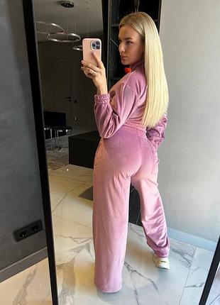 Велюровый прогулочный костюм5 фото