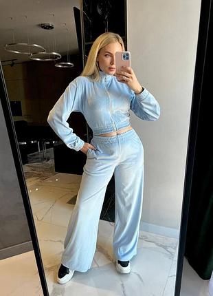 Велюровый прогулочный костюм7 фото