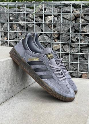 Мужские кроссовки adidas spezial grey brown black 42-43-45