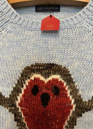 Очень красивый и стильный брендовый вязаный свитер 22.3 фото