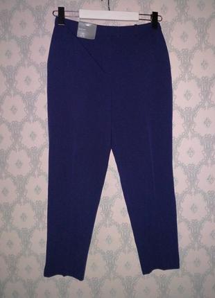 Женские классические темно-синие брюки брюки брюки на кант new look