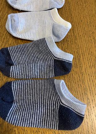 Набор набор комплект 3 пары низкие носки 20 носочки 21 носочки 22 белые 23