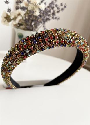 Обруч с камнями