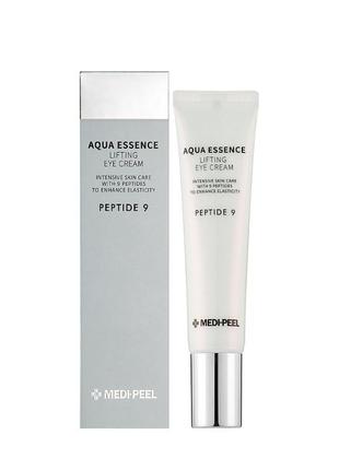 Підтягувальний крем для шкіри навколо очей medi-peel peptide 9 aqua essence lifting eye cream1 фото