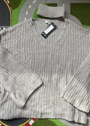 Шкрстяной свитер nasty gal с чокером4 фото