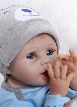 Лялька реборн (reborn doll) хлопчик 55 см5 фото