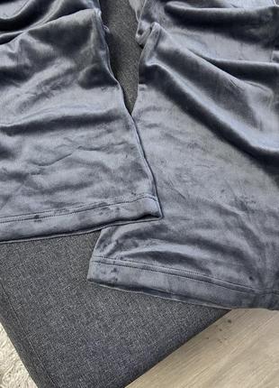 H&m графітові сірі джоггери широкі штани брюки бархат оксамит велюр6 фото