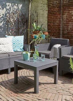 Комплект садовой мебели keter orlando set with small table 4