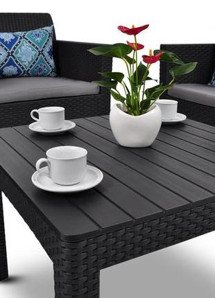 Комплект садовой мебели keter orlando set with small table 5