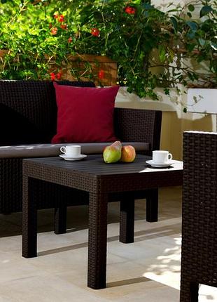 Комплект садовой мебели keter orlando set with small table 6
