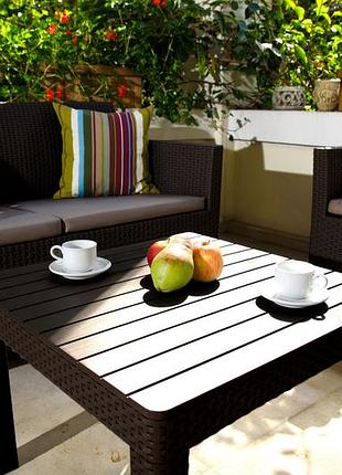 Комплект садовой мебели keter orlando set with small table 7