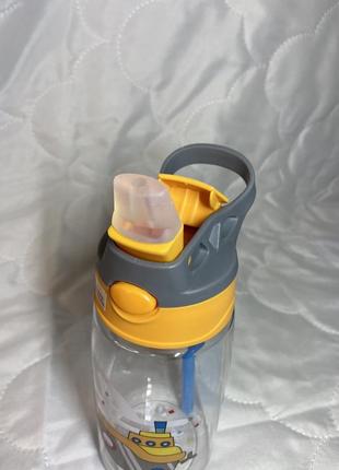 Дитяча пляшка поїльник з трубочкою для води3 фото