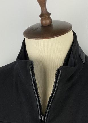 Мужское черное шерстяное пальто zara man6 фото