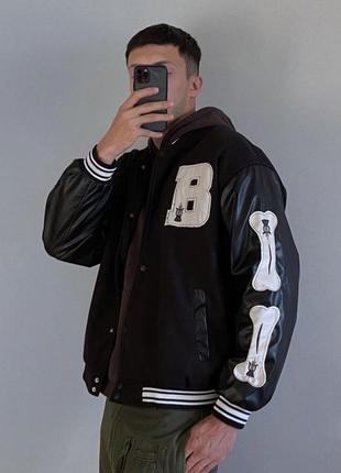 Skeleton bomber jacket (бомбер)1 фото