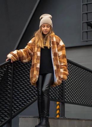 Тепла куртка зі штучного хутра