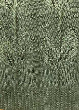 Очень красивый и стильный брендовый вязаный свитер 21.5 фото