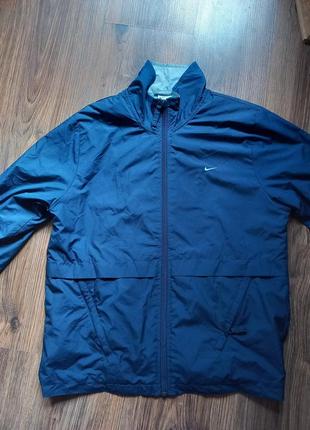 Ветровка найк синяя