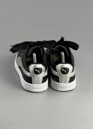 Фирменные кожаные кроссовки puma basket3 фото