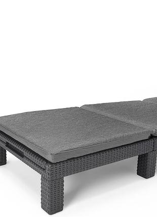 Шезлонг keter daytona deluxe с мягкими подушками 5