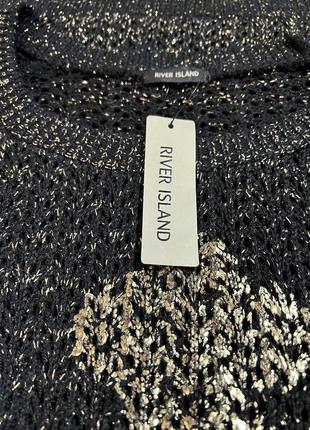 Очень красивый и стильный брендовый вязаный свитер-оверсайз 21.10 фото