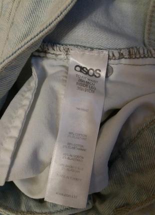 Светлые джинсы с дырками  на коленях asos9 фото