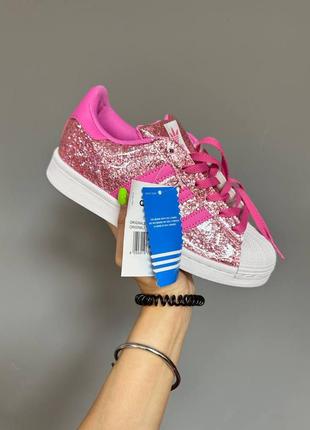 Женские кроссовки adidas superstar barbie pink 36-37-38-39-40