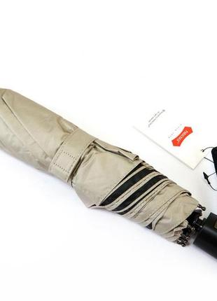 Однотонный бежевый облегченный зонт атвомат5 фото