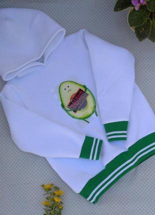 Крутезное худи на флисе🥑🥑🥑