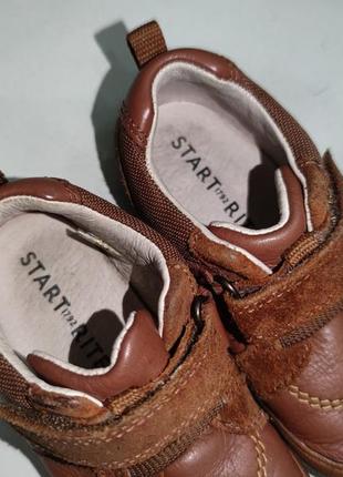 Кожанные ботинки сникерсы кроссовки на мальчика start-rite 22 (14,2 см)2 фото