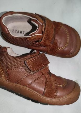 Кожанные ботинки сникерсы кроссовки на мальчика start-rite 22 (14,2 см)4 фото