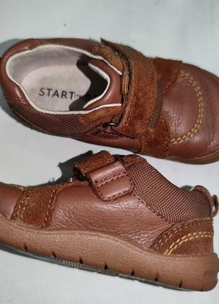 Кожанные ботинки сникерсы кроссовки на мальчика start-rite 22 (14,2 см)5 фото