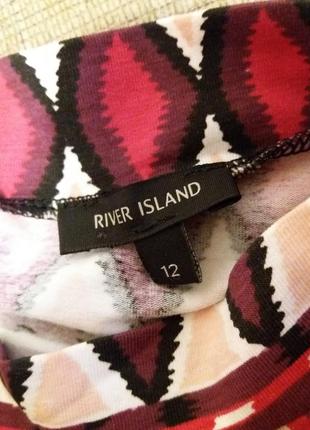 Хлопковое трикотажное  платье по фигуре river island5 фото