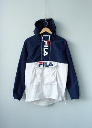 Анорак куртка легкая фила мужская с нагрудным карманом tommy hilfiger ветровка.1 фото