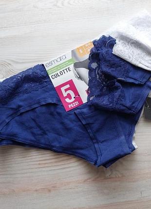 Комплект трусики бавовна мереживо