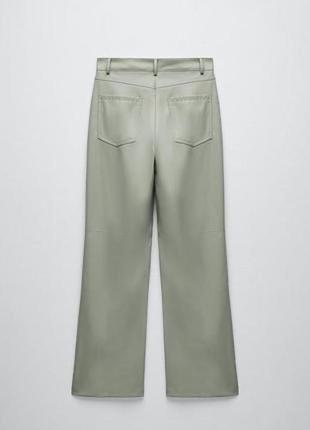 Брюки екошкіра zara