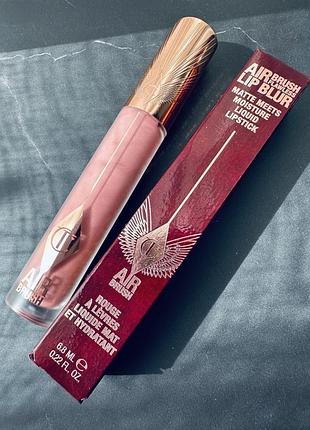 Charlotte tilbury airbrush flawless matte lip blur liquid lipstick жидкая матовая помада1 фото