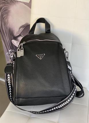 New-2023💣🚀нереально стильный рюкзак с акцентным текстильным ремнем и монетницей💣🚀люкс качество🚀2 фото