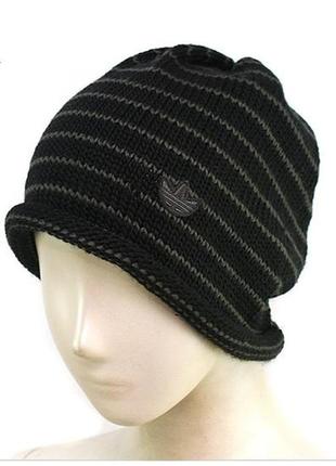 Шапка pant adidas flat slouch beanie черн