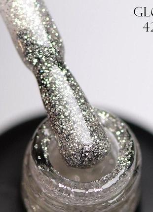Гель-лак gloss 423 (золотистий з мікроблиском), 11 мл