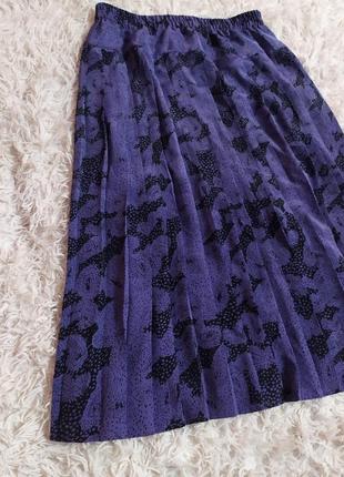 Спідниця пліссе лілова