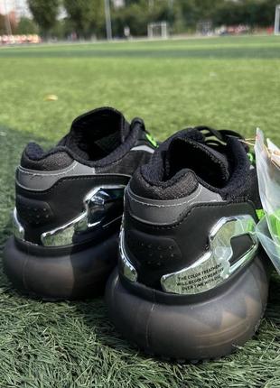 Круті кросівки adidas by kawasaki zx 5k boost black green8 фото