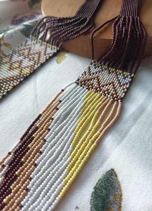 Гердан з бісеру круговий гердан 5