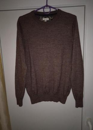 Базовий светр з контрастними ліктями2 фото