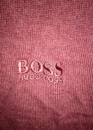Шикарный свитер поло 100% merino от hugo boss7 фото
