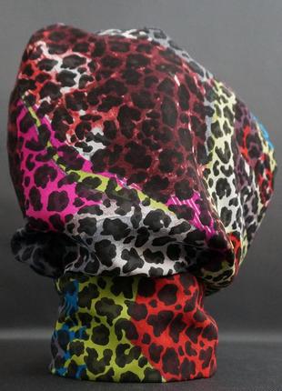 Хустка леопардова косинка капор капюшон6 фото