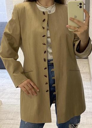 Винтажный шерстяной пиджак yorn2 фото