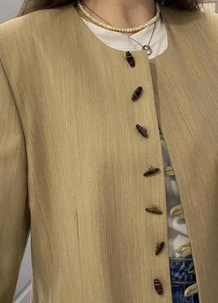 Винтажный шерстяной пиджак yorn3 фото