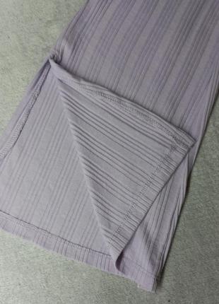 Кружевные женские трикотажные брюки в рубчик primark размер 12-14 (евр.40-42)4 фото