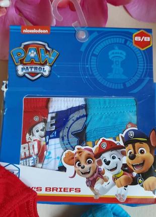 Комплект трусиків щенячий патруль paw patrol2 фото